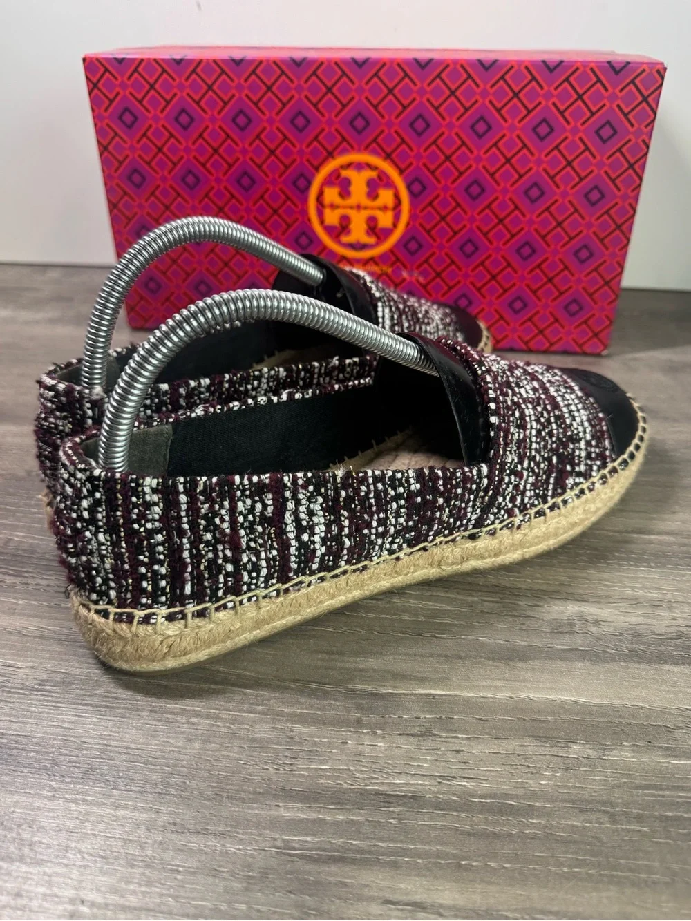 Tory Burch Colorblock Flat Espadrilles size 8.5 IMMACULATE